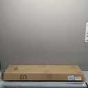 AOSKY Blackout Roller Shades Cordless Blinds for Windows, Free-Stop Shades with Valance, Thermal Insulated Fabric, UV Protection, Natural Woven Blinds for Home and Office (37" W x 72" H, Grey)