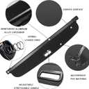 Sze Retractable Cargo Cover for Lincoln Nautilus 2024-2026 Trunk Cover, Lincoln Nautilus 2024 2025
