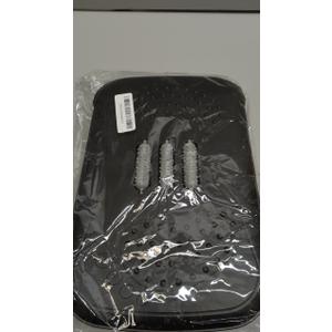 Under Desk Footrest Ergonomic Foot Stool with Massage Rollers Portability Desk Leg Rest for Home Office Work(Black)