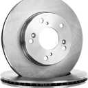 A-Premium Front Vented Disc Brake Rotors + Rear Drums + Shoes + Ceramic Pads Kit Compatible with Select Honda Models - Civic 2012 2013 2014 2015, L4 1.8L, 12-PC Set