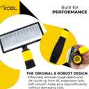 FinXCEL HVAC Coil Cleaning Brush | ACME Pole Compatible | 135 Angled Pins | DIY Tool for Tight A/C Coil Spaces | Chemical-Free | Pole Not Included