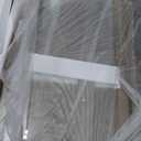 DreamLine Aqua Ultra 48 in. W x 58 in. H Frameless Hinged Tub Door in Brushed Nickel, SHDR-3448580-04