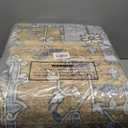 Muddy Mat Coral 8x10 Washable Area Rugs for Living Room, Bedroom & Dining Room  Modern Soft Low Pile Non Slip Carpet  Pet Friendly Waterproof Foldable Rugs for Home