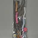 8 PCS Stainless Steel Straw compatible with Stanley 40oz Adveture Quencher Tumbler, 12 inch Replacement Straw with 8 PCS Flower Straw Cover, Metal Straw compatible with Stanley 30oz (Cream, Pink, Blue, Brown)