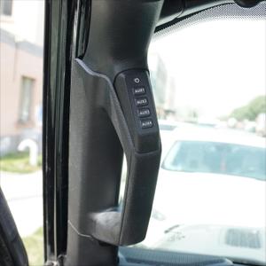 Voswitch JL400 Grab Handle 4-Switch Panel System for Jeep Wrangler JL (2018-2023) & Gladiator JT (2020-2023), Patented A-Pillar Mount, 100A Power Distribution, RGB Backlight & Memory Dimming