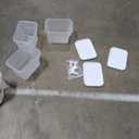 Food Storage Containers Pack of 3 7x7x10"