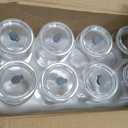 Leakproof Glass Cups with Plastic Lids and Straws, 16oz Iced Coffee Cup, Drinking Glasses Tumbler for Water, Boba Tea, Smoothie - 8pcs