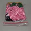 Geyoga 4 Pieces Mesh Crochet Hair Net Rayon Knit Snood Hat Thick Short Women Hairnet Snoods Cover Ornament for Sleeping(Black, Green, Pink, Beige)