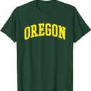 Oregon - Throwback Design - Classic T-Shirt, L