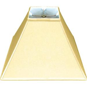 Royal Designs Square Sharp Corner Basic Lamp Shade, Antique Gold, 6 x 16 x 12.5