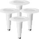 Soliseed 4 Pack 4 Inch LED Can Lights Length Adjustable Recessed Lights,Retrofit Downlight ETL Damp Rated,9W=40W,5000K Daylight,500LM,Dimmable,Easy Installation,Bevel Trim,E26 Base