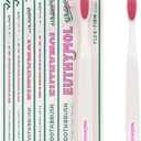 Euthymol Whitening Toothbrush (White, 3 Count) - Premium Soft Dual-Tension Bristles. Advanced Plaque Removal, Stain Reduction.