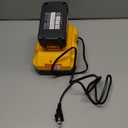 20v Max Battery Replacement for Dewalt Battery 5.0Ah with DCB112 Battery Charger Station for DCB200 DCB120 (Yellow)