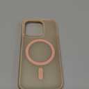 SUPFINE Magnetic for iPhone 14 Pro Case (Compatible with MagSafe) (Military Grade Drop Protection) Slim Translucent Matte Shockproof with Anti-Fingerprint Phone Case,Sand Pink