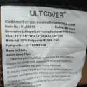 ULTCOVER Patio L-Shaped Right Facing Sofa Cover Waterproof for 6-Seater Outdoor Sectional Furniture Couch 110W (Back Length) x 85W (Right Side)
