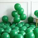 Soccer Balloon Arch Kit 145Pcs Green Black and White Balloons Garland with Soccer and Trophy Foil Balloons for Sport Game World Cup Football Birthday Party Decorations