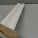 DEZ FURNISHINGS Cordless 1" Signature Mini Blind with Flexible Slats, 48" W x 60" H, Pearl White