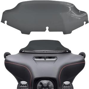 6" Windshield Windscreen for 2014-2024 Harley Davidson Touring Street Glide Electra Glide/Ultra Limited/Tri Glide FLHT FLHX FLHXS FLHTK, Smoke
