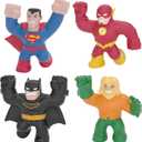 Heroes of Goo Jit Zu Licensed DC - 4 Pack - Aquaman, Batman, Superman and The Flash