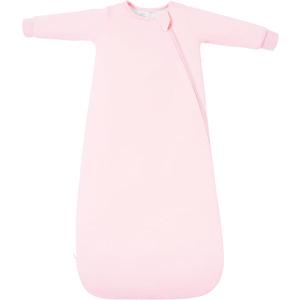 Baby Sleep Sack Long Sleeve Wearable Blanket 1.0 TOG, Premium Soft Infants Warm Sleeping Bags with 2-way Zippers (18-36 Months, Blush)