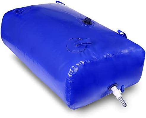 760 L/200 gal Water Bladder Storage Containers, Foldable Portable Water Tank Large Capacity Soft Water Bag, Drought Resistance, Fire Prevention, Emergency Water