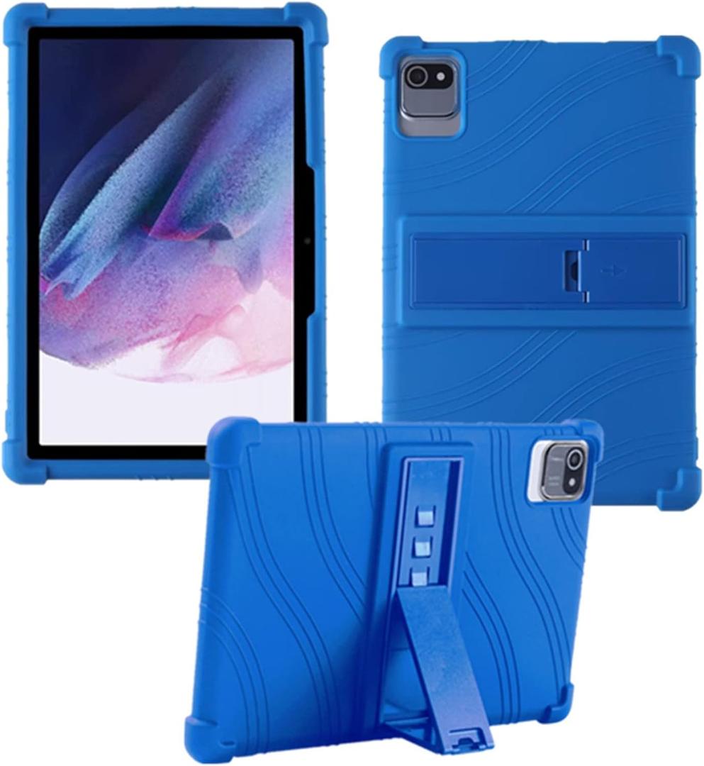 Case for ROWT A10 Tablet 10.1,Kids Friendly Silicone Stand Cover for aiprotablet C20e/ZONKO D115/MB1001 10.1 inch Tablets (Blue)