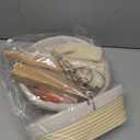 RORECAY Bread Banneton Proofing Basket Set, 9 Inch Round & 10 Inch Oval Cane Sourdough Baskets with Dough Whisk Lame Dough Scraper Bowl Scraper Silicone Brush Sourdough Bread Baking Supplies