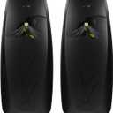 2PCS Automatic Air Freshener Spray Dispenser - Commercial and Home Use - Multiple Time Scent/Mist Release Settings for Room/Restroom Sprayer,Air Freshener not Included,Black (1 Count (Pack of 2))