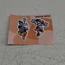 2 Pcs Mickey Party Patches Iron on Embroidered Badge Saw On Patch for Jeans, Clothing, Bags, Jackets, Caps