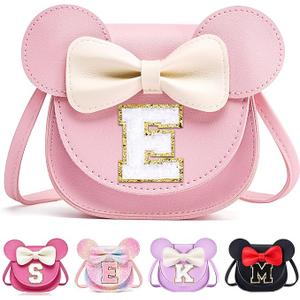 ONECOCOA Birthday Gifts for Girls, Toddler Purse Little Girl Wallet Crossbody Birthday Gift for 3- 7 Year Old Girl, Pink