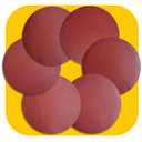 60 PCS 5 Inch NO-Hole PSA Aluminum Oxide Sanding Disc, Self Stick(10 Each of 60 100 150 180 240 400 Grit) Brown