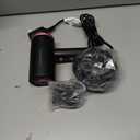 Hair Dryer, 1800W Ionic Hair Dryer with Smart Mode (Baby/Men/Women), High Speed Brushless Motor for Fast Drying (2-5 Mins), Blow Dryer with Diffuser, Lightweight for Home & Travel(Pink)(Black Pink)