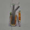 BIOSMART Reusable Stainless Steel Straw Set w/ Silicone Tips & 1 Cleaning Brush AND Crave Silicone Rainbow Whisk 2Ct, 2 Ct