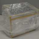 Sumnacon Disposable Face Towel Holder Glass Face Towel Storage Box with Drawer Compatible with Clean Skin Cluub Clean XL Makeup Box Organizer for Bathroom, Vanity Countertop