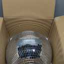 Disco Ball 12-Inch Large Hanging Mirror Ball Disco Ball Decor for Disco Party Decorations, Weddings, Events, Disco Christmas Decor, and Home Celebrations