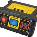STANLEY BC50BS Fully Automatic 15 Amp 12V Bench Battery Charger/Maintainer with 50A Engine Start, Alternator Check