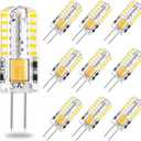G4 LED Bulbs 12V Led Light AC/DC Bi-Pin Base Landscape Bulbs Non Dimmable 3 Watt 12v - G4 Bulb LED Lighting Equiavlent to 30W Low Voltage Warm White 2700K 10-Pack