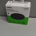 Belkin Wireless Charging Pad 15W - Qi Charger, Charging Station for Apple iPhone 17, iPhone 16/15/14 Series, AirPods, Samsung Galaxy S25, Galaxy S24, Pixel 10 - Power Supply and Cable Included - Black