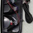 OKLPF Rear Brake Tail Light Compatible With 2003 2004 2005 2006 Chevy Silverado 1500 1500HD 2500 2500HD 3500,Replace Red Taillight Assembly,Included Bulbs and Harness,Driver and Passenger Side