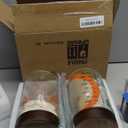 2 Set Sourdough Starter Jar Kit 1000ml Heat Resistant Sourdough Starter Container with Wooden Lid Reusable Wide Mouth Glass Sourdough Fermentation Jar for Sourdough Bread Baking