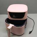 Paris Hilton Air Fryer, Large 6-Quart Capacity, Nonstick Made without PFAS, Touchscreen Display, 8-in-1 (Air Fry, Roast, Broil, Bake, Reheat, Keep Warm, Pizza, Dehydrate), Dishwasher Safe, Pink