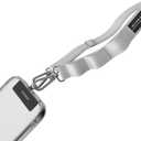 MAGEASY Universal Cell Phone Lanyard Crossbody - Anti-Theft Crossbody Phone Strap for iPhone 16 Pro Max & Most Smartphones, for Men & Women | 20mm (Galaxy Gray)