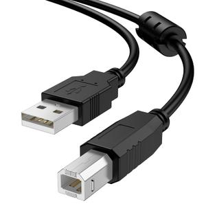 Vanjua USB-A to USB-B 2.0 Cable 5.9FT, High-Speed Scanner Cord for Printer or External Hard Drive, Compatible with HP Canon Dell Epson Brother Lexmark Xerox Piano DAC & More (5.9FT)