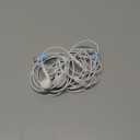 USB C Headphones 2 Pack, Wired Earbuds with Mic, Volume Control & Noise Cancelling, in-Ear Type C Earphone for iPhone 17 16 15 Pro Max,Samsung Galaxy S25,iPad,Laptop Pixel,All USB-C Devices (White)