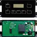 316455410 5304518661 316222800 Gas Range Control Board Clock(Include Overlay), Range Oven Control Board Replaces AP6886161 5304518661 316222800 7 Button Control Board Clock