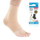 Neo-G Airflow Ankle Compression Sleeve - Sports, Daily Wear - Compression Ankle Brace, Tendonitis Support, Compression Ankle Support for Weak Ankles and Joint Pain - Airflow - S  Beige (Small: 15 - 19 cm)
