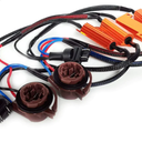 3157 4157 LED Load Resistor Kit 50W 8ohm Turn Signal Bulb Relay Harness Adapter Anti Flicker Error Decoder Warning Canceller