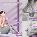 6-Tube Pedal Puller Resistance Rope,Foot Pedal Resistance Band,Yoga Elastic Exercise Bands, for Women Jump Fitness, Abdomen/Arm Weight/Waist/Leg Stretching Slimming Training