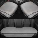 Auto Newer Breathable Universal Four Seasons Car Seat Covers, Luxury Include Front Car Seat Protector and RearCar Seat Cushion,Compatible with 95% Vehicles Fit for Cars Truck SUV (Grey,3PCS)