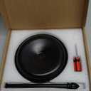 Sunglasses Stand with Jewelry Tray Base, 12 Pairs Eyeglass Holder Rack, Glasses Organizer for Entryway Bedroom Dresser, Countertop Sunglasses Display for Home Decor (Metal+Black)